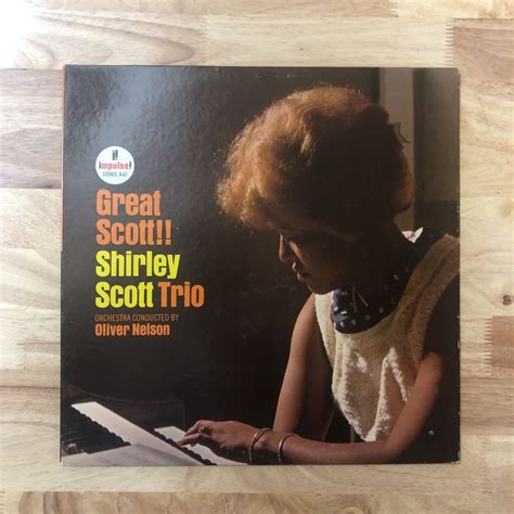 LP SHIRLEY SCOTT TRIO GREAT SCOTT USオリジナル 初年度 64年PRESS STEREO GATEFOLD