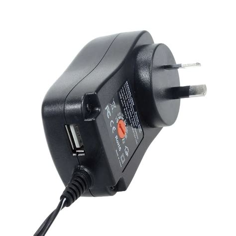 Pcs W Universal Ac Au Plug In Power Adapter V V V V V V