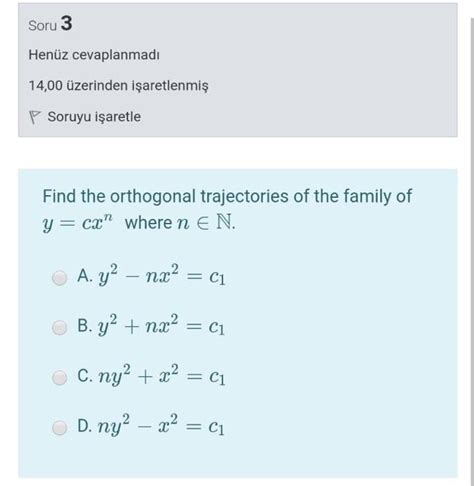 Solved Soru 3 Henüz cevaplanmadı 14 00 üzerinden Chegg