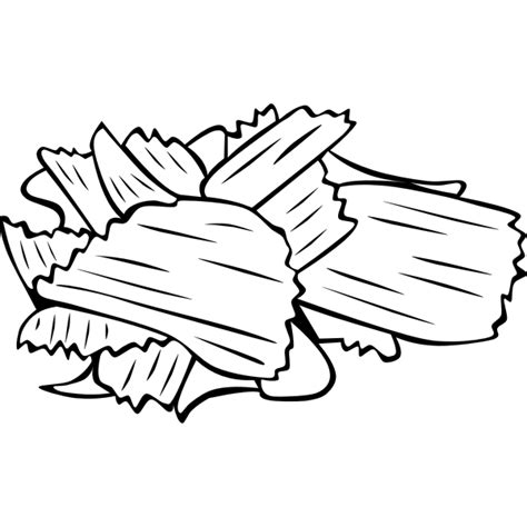 Vector Image Of Potato Chips Free Svg