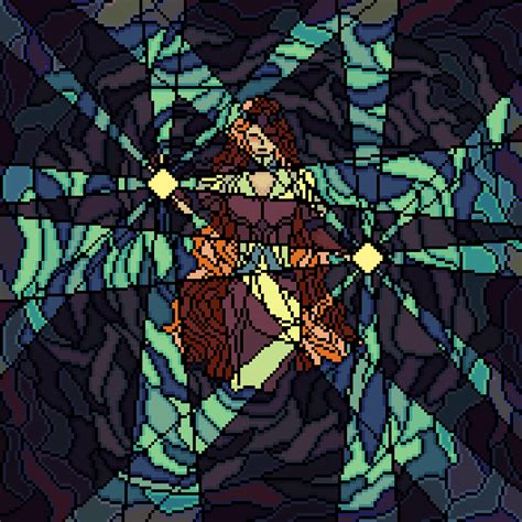 Artstation Pixel Art Stained Glass Windows