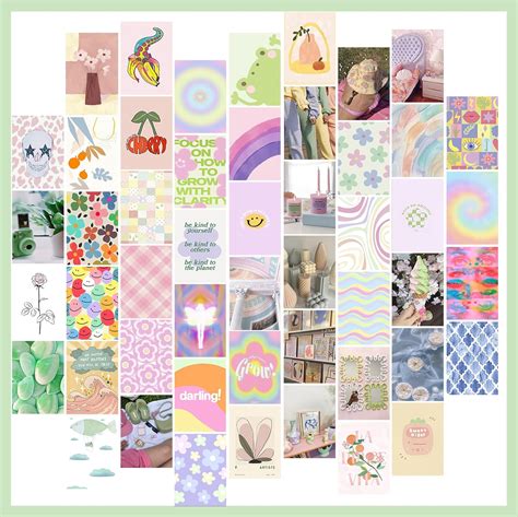 Danish Pastel Wall Collage Kit, Pink Aesthetic Wall South Africa | Ubuy