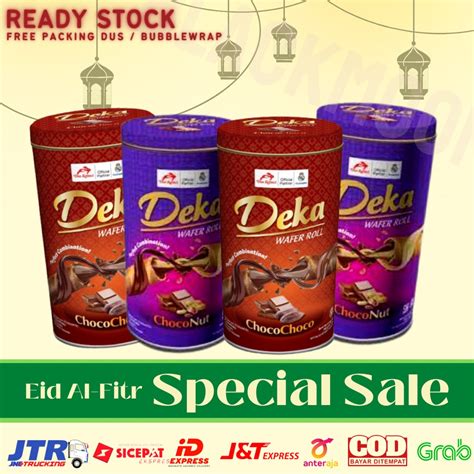 Jual Free Bubblewrap Dus Deka Wafer Roll Kaleng Rasa Choco Nut