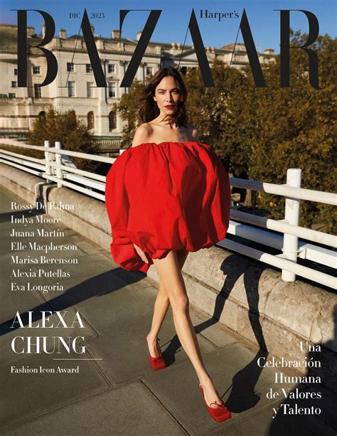 Alexa Chung Covers Harpers Bazaar Spain December By Josh Shinner