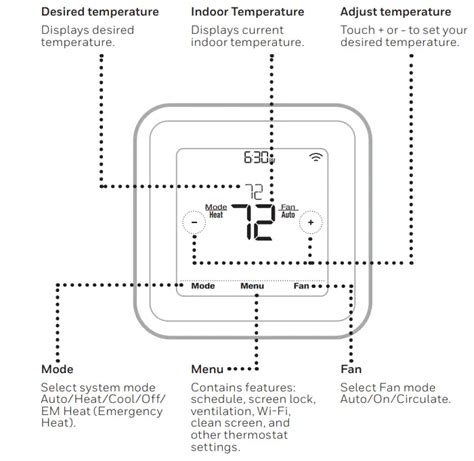 Honeywell Home T6 Pro Smart Programmable Thermostat User Guide