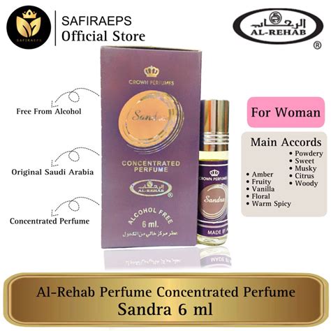 Jual Sandra Al Rehab Parfum Roll Ml Saudi Arabia Parfum Non Alcohol