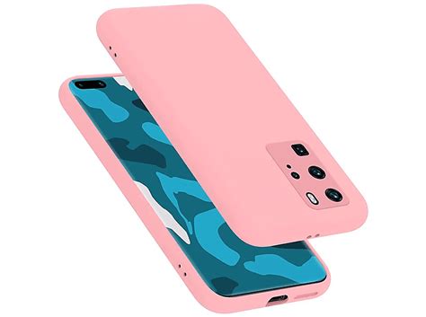 Cadorabo H Lle Im Fl Ssig Silicone Case Style Backcover Huawei P