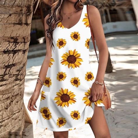 Ktyne Spring Dresses For Women 2024 Trendy V Neck Sleeveless Bohemia