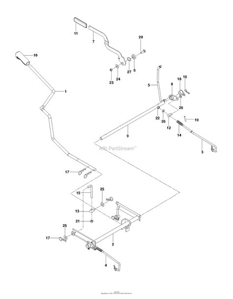 Husqvarna Rz Parts Diagram For Brake Rear