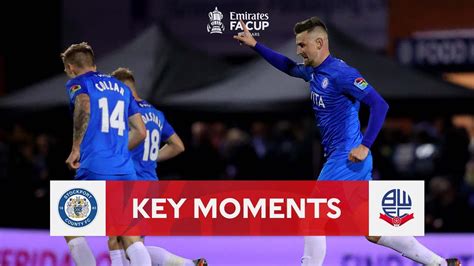 Stockport County V Bolton Wanderers Key Moments First Round