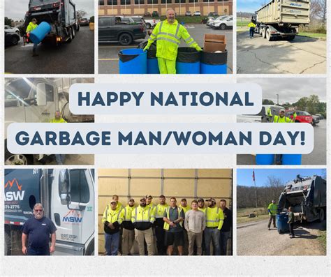 National Garbage Man Woman Day Mountain State Waste