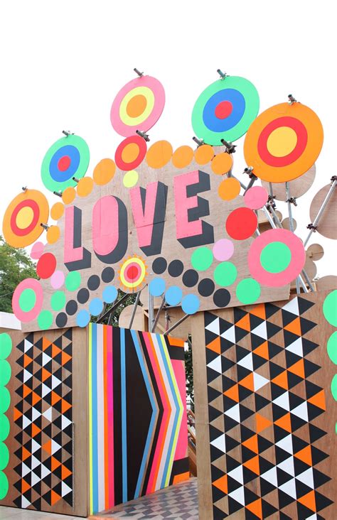 Colour inspiration - The Love festival in London and Hokolo. - Little ...