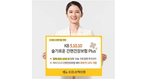 Kb손해보험 초경증 유병자 위한 신상품 간편건강보험 출시