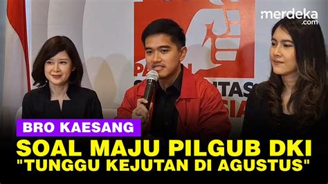 Senyum Kaesang Psi Soal Maju Pilgub Dki Tunggu Kejutan Di Bulan