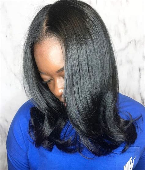 Silk Press Hairstyles For Short Hair Silk Press Natural Hair ™️