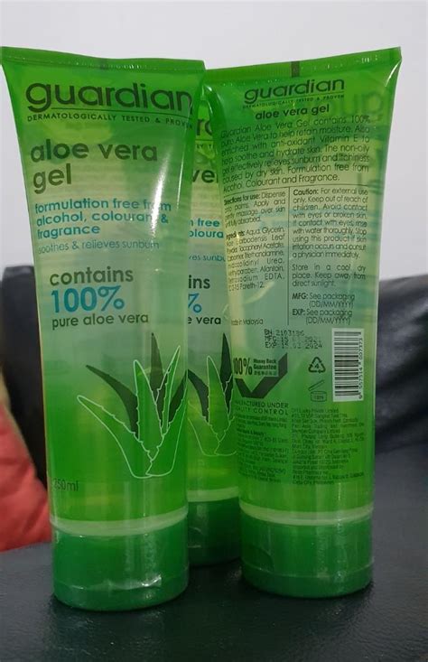 Guardian Brand Aloe Vera Gel Ml Beauty Personal Care Bath Body