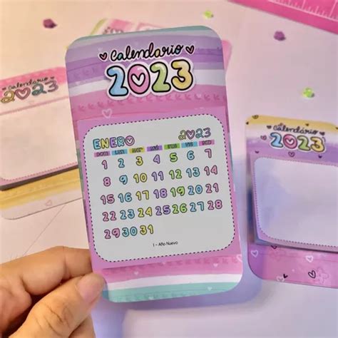 Kit Imprimible Mini Calendarios Personalizado