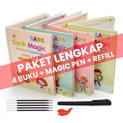 Jual Sank Magic Book Magic Groove Buku Belajar Menulis Paud Tk