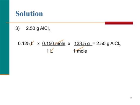 Molarity And Dilution PPT