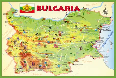 Bulgaria tourist map - Ontheworldmap.com