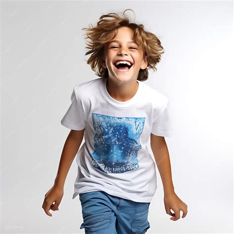 Premium AI Image | 3D of Pre Teen Boy Laughing Heartily Contagious