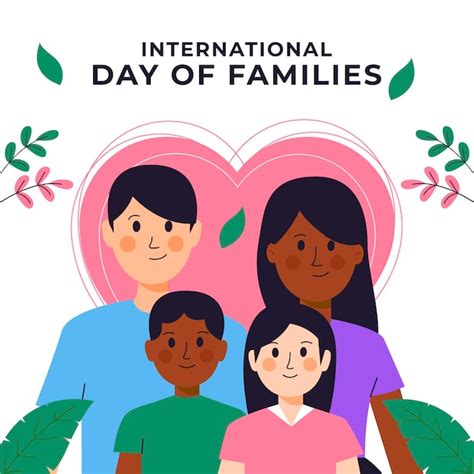 Illustration De La Journ E Internationale Des Familles Vecteur Gratuite