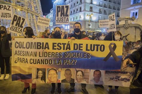 Colombia Colombia Suma L Deres Sociales Asesinados En Lo Que Va De A O