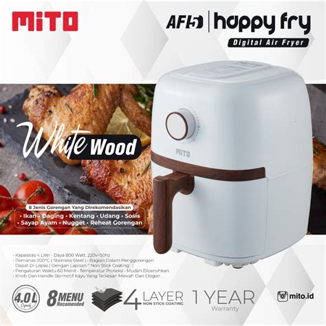 Jual AIR FRYER MITO AF5 AF 5 AF 5 HAPPY FRY MITO WOOD SERIES