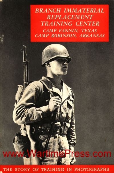 branch immaterial replacement training center camp fannin texas