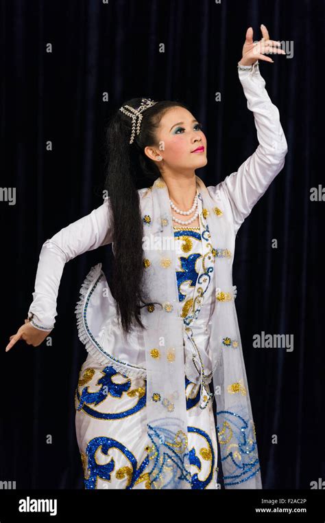 Burmese Dancer Yangon Myanmar Stock Photo Alamy