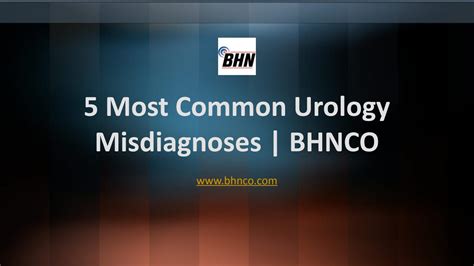 5 Most Common Urology Misdiagnoses Bhnco By Bhnco9 Issuu