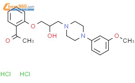 63990 77 2 1 2 2 Hydroxy 3 4 3 Methoxyphenyl Piperazin 1 Yl Propoxy