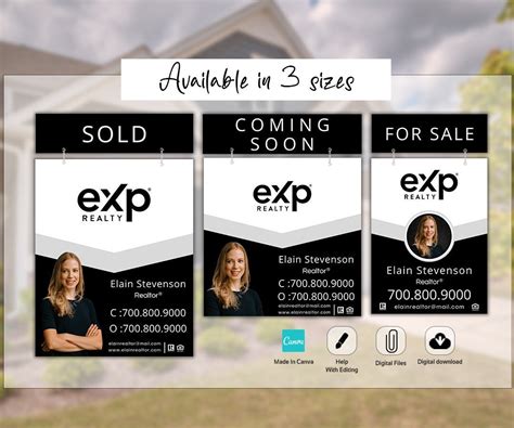 Real Estate Yard Signs, EXP Realty Sign, Yard Sign Design, Real Estate ...