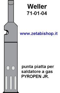 Weller Punta Per Saldatori A Gas Weller Pyropen Jr