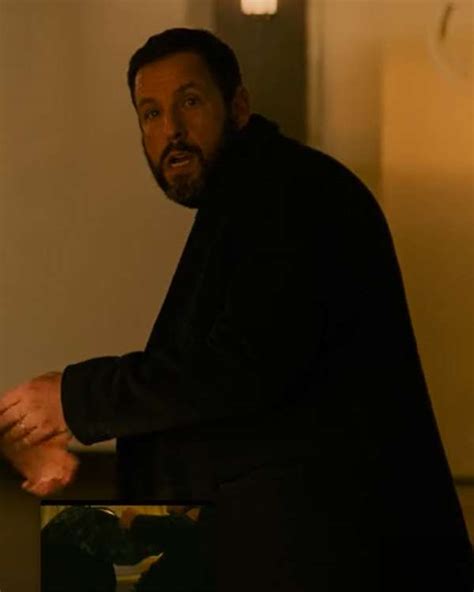 Adam Sandler Murder Mystery 2 Black Wool Coat - Victoria Jacket