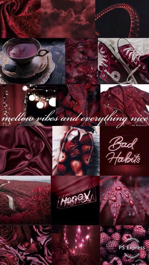 Maroon Lockscreen Maroon Aesthetic Pastel Aesthetic Burgundy Aesthetic