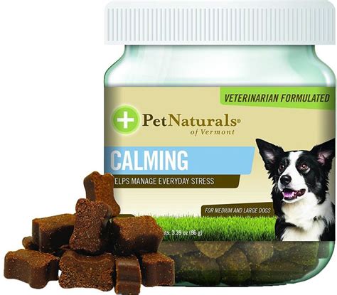 Pet Naturals Calming Dog Chews For Medium And Large Dogs 30 Count