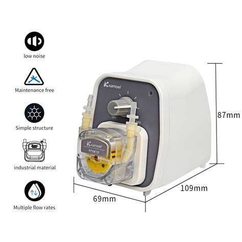 Kamoer Ml Min Kcp D V Dc Mini Peristaltic Dosing Pump Mmx Mm