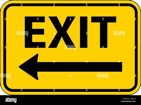 Exit Arrow Sign