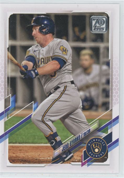 2021 Topps Milwaukee Brewers Complete Team Set Series 1 2 And Update