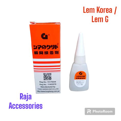 Jual Lem Korea Lem G Super Kuat Shopee Indonesia