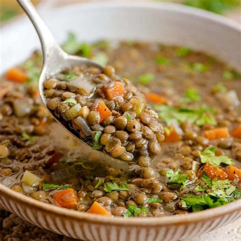 Italian Lentil Soup Zuppa Di Lenticchie Inside The Rustic Kitchen