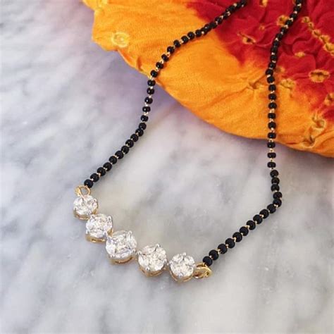 10 Gorgeous Diamond Mangalsutra Designs With Prices For Your D Day