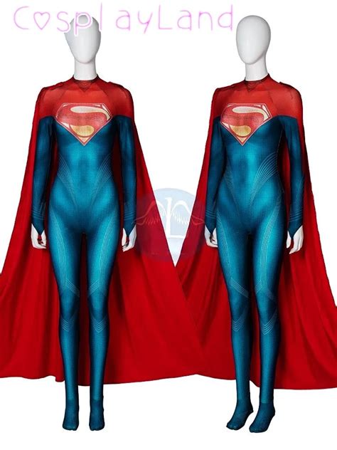 Traje de superhéroe de la película Kara Zor El mono de Cosplay con