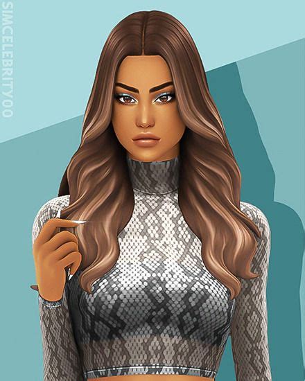 Simcelebrity00 Isla Gianna Kelcy Hairstyles Maxis Match