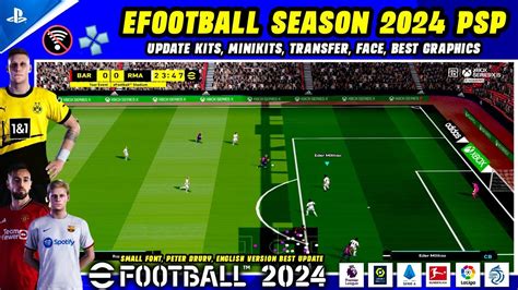 RILIS EFOOTBALL SEASON 2024 PSP OFFICIAL UPDATE NEW KITS MINIKITS