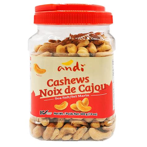 Andi Cashews Sea Salt Marche Newon