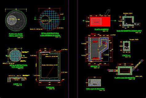 Caixa De Correio De Esgoto Em Dwg Biblioteca Cad