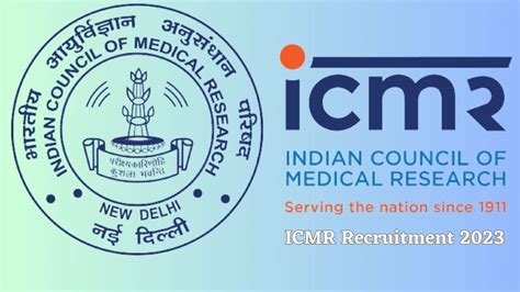 ICMR Recruitment 2023 Big Update Indian Council Of Medical Research