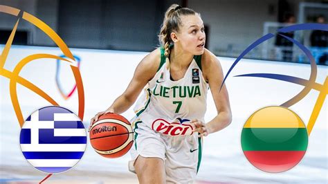 Greece V Lithuania Full Game Fiba U Women S European Championship